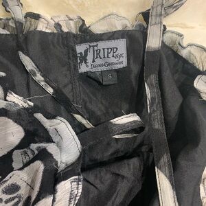 Tripp NYC Monochrome Patterned Dress